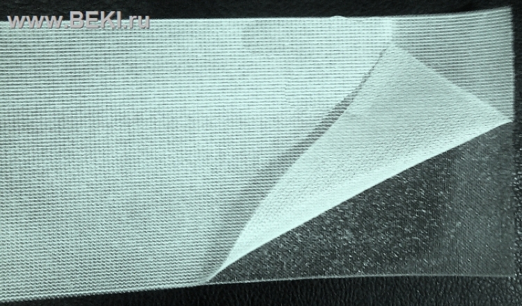 Люверсная лента прозрачная термоклеевая с подкладкой